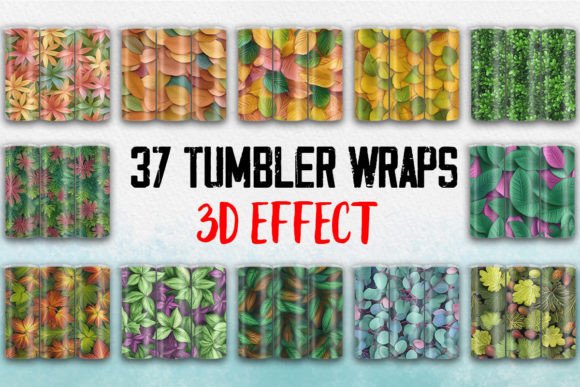 3D Colorful Leaves Tumbler Wrap Design: A Practical Review for Creators