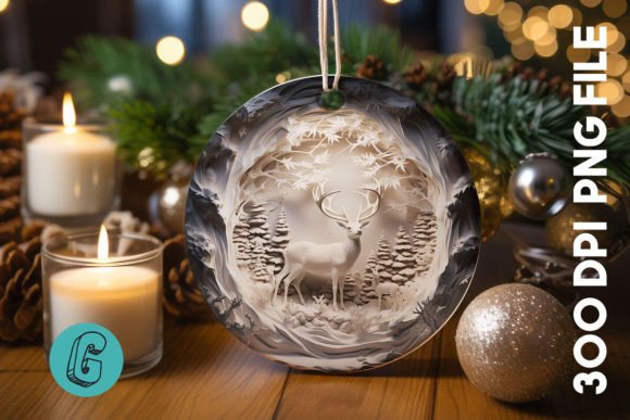 3D Reindeer Break Through Ornament 27: A Strategic Approach to Seasonal Design Assets