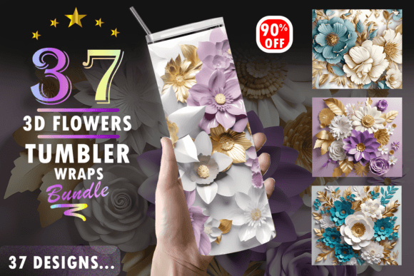 Evaluating the 37 3D Flowers Tumbler Sublimation Bundle for Creative Projects
