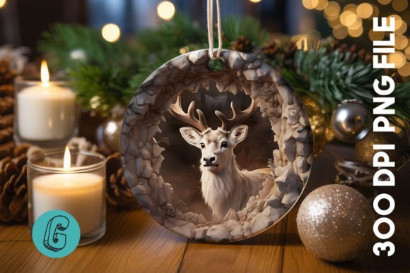 Evaluating the 3D Reindeer Break Through Ornament 03 for DIY Holiday Crafts