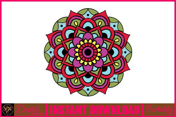 Mandala 3D Layered SVG Cut File-131