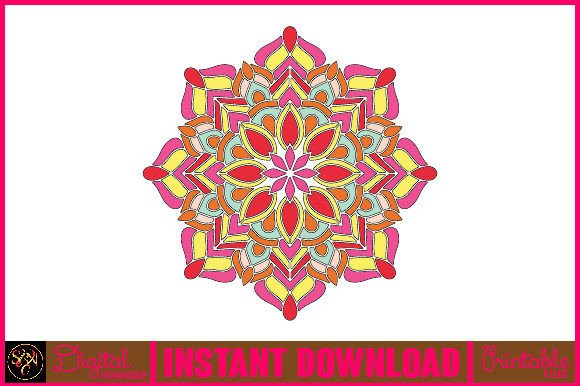 Mandala 3D Layered SVG Cut File-198