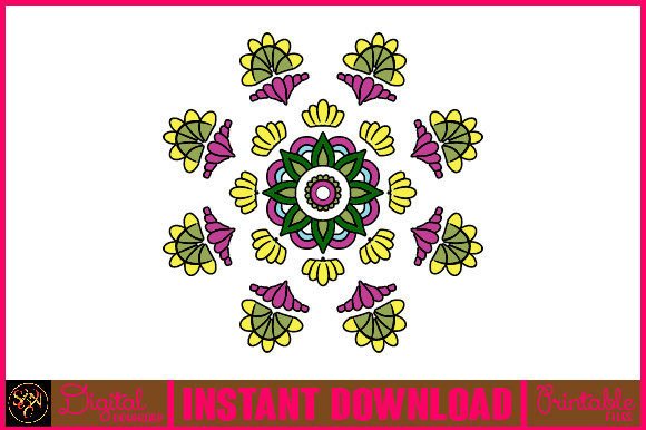 Mandala 3D Layered SVG Cut File-49