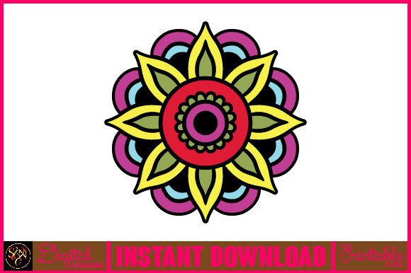 Mandala 3D Layered SVG Cut File-66: Elevating Creative Projects with Hand-Drawn Detail
