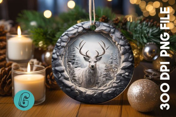 Unleash Your Holiday Spirit with 3D Reindeer Break Through Ornaments: The Ultimate DIY Digital Asset Guide